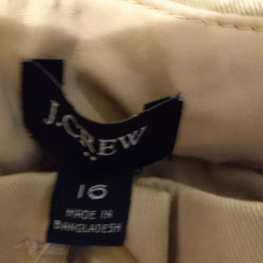 J.Crew 16 Preppy Pocketed Khaki Shorts New - Picture 10 of 12